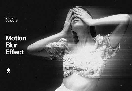Motion Blur Photo Effect For Poster And Social Media Design