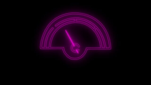 Futuristic digital speedometer gauge displaying high performance telemetry data indicators on a dark glowing dashboard interface screen background
