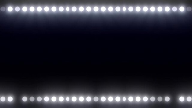 Bright Lights on a Black Background