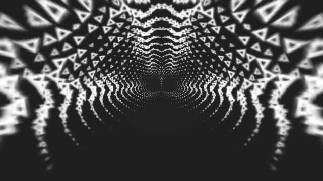 Abstract Triangular Tunnel