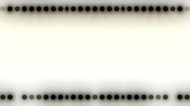 Abstract Black Dots Frame