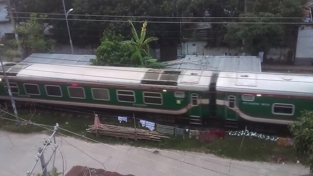 train on the railway