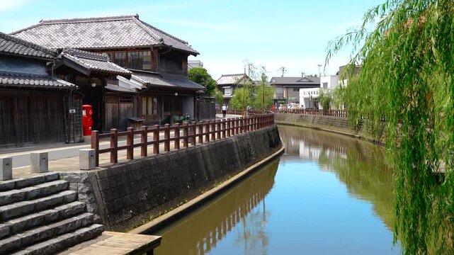 千葉県・小江戸 水郷佐原の町並み