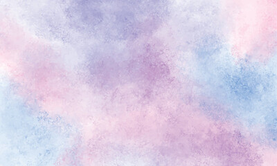 Obraz premium Abstract pastel watercolor texture background with soft pink and blue hues