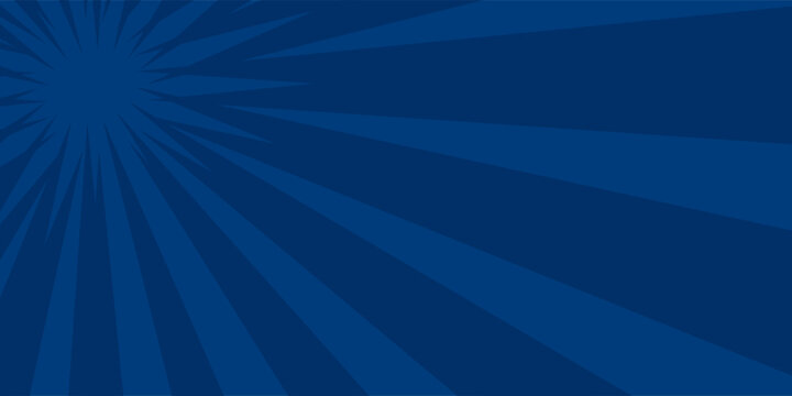 Dark blue comic-style background with radial burst lines and halftone patterns. Bold and energetic design ideal for superhero themes, gaming visuals, and action-packed content.