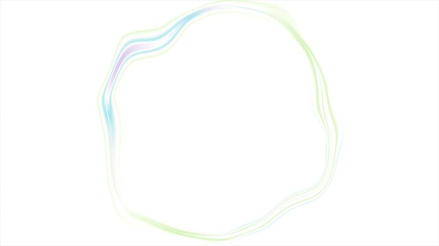 Abstract colorful liquid gradient ring shape motion background. Seamless looping motion design. Video animation Ultra HD 4K 3840x2160
