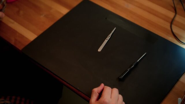 Stylus Drawing on Graphics Tablet