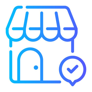 building gradient icon
