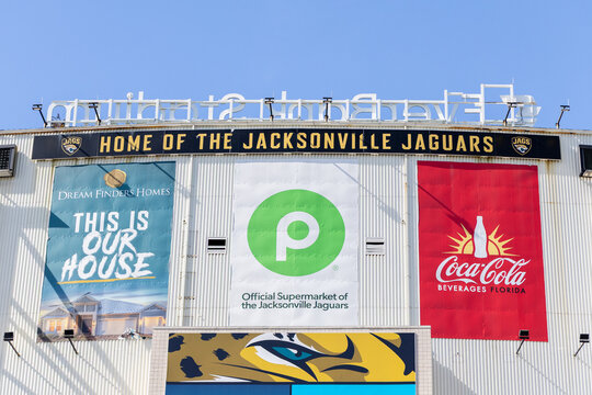 Jacksonville, FL, USA - May 15, 2026: EverBank Stadium is home to the NFL&rsquo;s Jacksonville Jaguars football team, as well as other events, and currently undergoing renovations. 