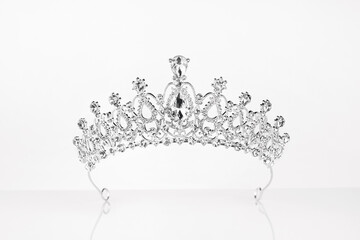 Luxury tiara on a simple background.  © photo_HYANG