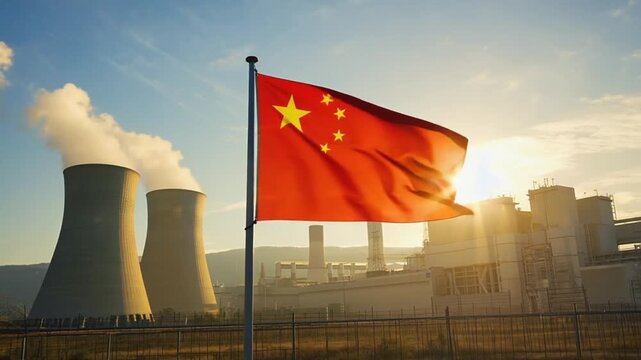 Nuclear power plant in China.