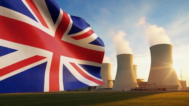 Nuclear power plant in the UK.