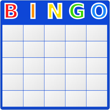 Custom Blank Bingo Maker Template