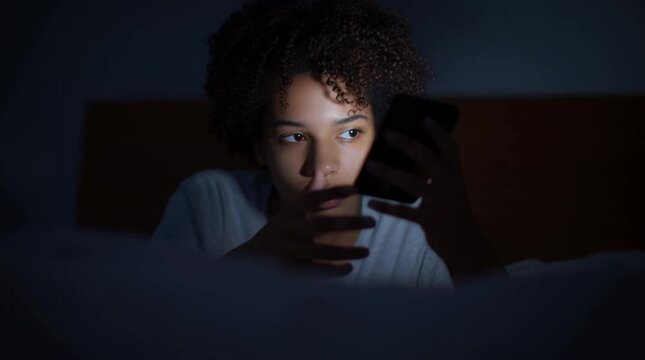 A preteen girl is taking a selfie to verify her age for social media. A teenage is going through age verification to create a social media account