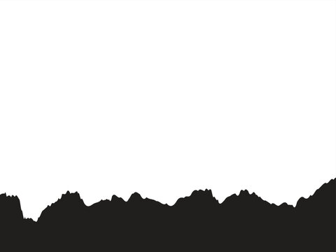 Minimalist vector background featuring a white sheet with a highly detailed torn paper edge contrasting against a dark black lower section.