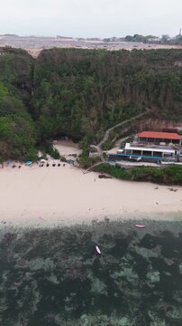 Cinematic Drone View of Lush Gunung Payung, Bali