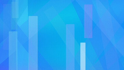 Fototapeta premium A futuristic blue abstract background with layered geometric bars and subtle glow, creating a calm modern mood for tech branding, websites, and presentation designs.