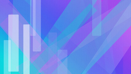 Fototapeta premium Vibrant abstract background of blue and purple geometric stripes with a soft neon glow, creating a futuristic, energetic mood for branding, tech, and presentations.
