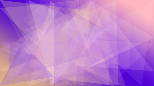 Abstract purple, pink, and white polygon pattern with a gentle glow creates a modern, calm atmosphere for websites, banners, and creative presentations.