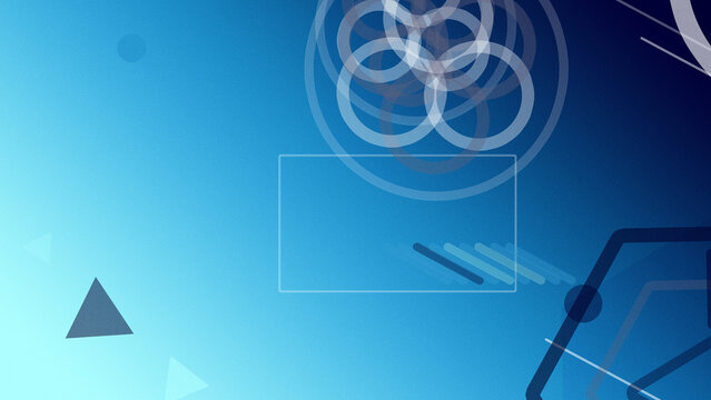 A futuristic blue HUD interface with circular sonar rings and grid overlays creates a calm, high-tech mood for cybersecurity, navigation, or system monitoring visuals.