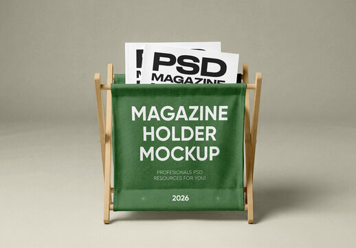Magazine Holder Mockup