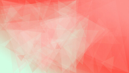 Obraz premium Abstract polygonal backdrop in warm reds and blush tones with gentle glow and pastel highlights, creating a modern, calm mood for branding, posters, and web design.