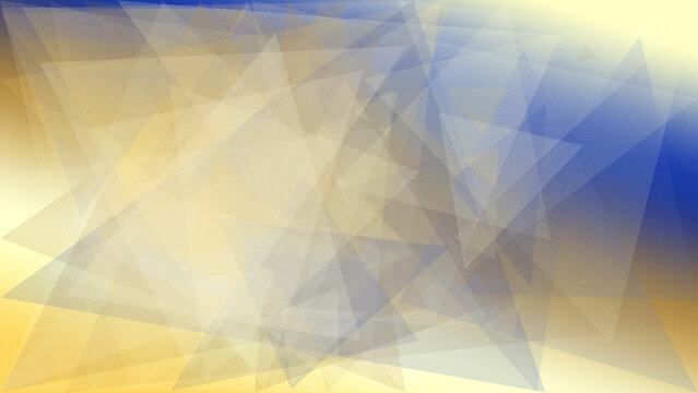Abstract geometric background blends blue and gold tones into a soft glowing gradient, creating a calm modern mood for tech, corporate, and creative website designs.