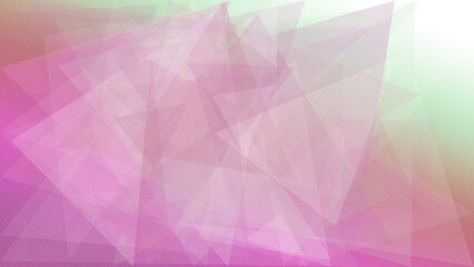 Obraz premium A dreamy pastel geometric polygon backdrop with soft color glow and gentle gradients, ideal for creative design, branding, and calming event or tech presentations.