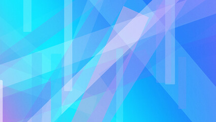 Obraz premium A calm abstract blue geometric composition with soft gradients, light bars, and layered polygons, ideal for modern web banners, tech presentations, or creative backdrops.