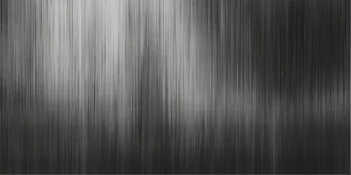 brushed metal texture background with vertical lines and reflective highlights, creating a sleek and industrial aesthetic.