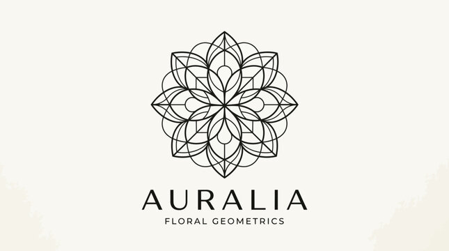 line art luxury logo