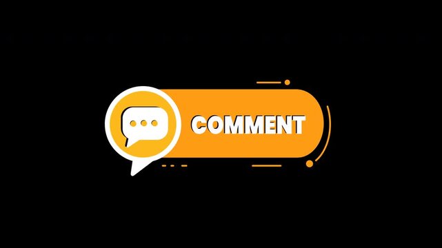 Comment or speech bubble icon for online feedback