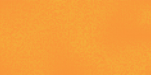 Fototapeta premium PrintAbstract orange financial technology background, network pixel elements. Abstract science, technology and business background.