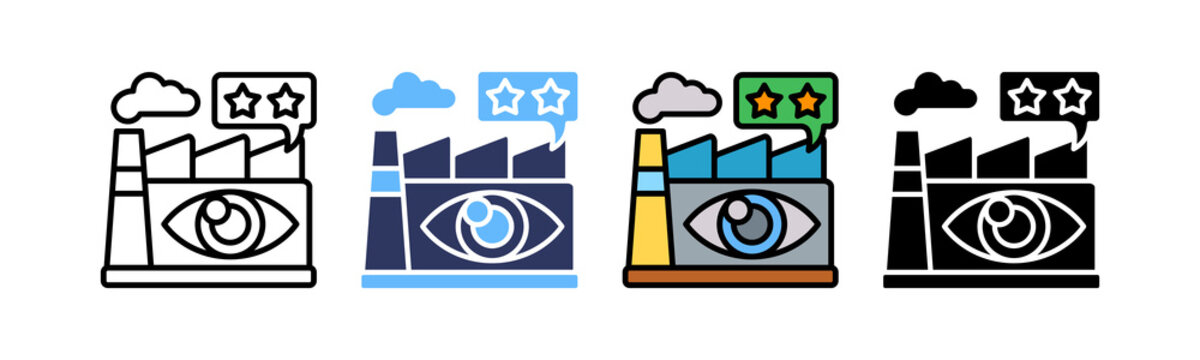 Industry Review multiple icon