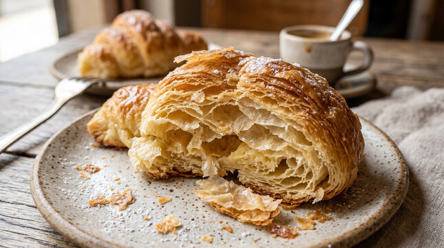 Medialunas, sweet pastry 