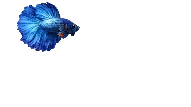 Animated watercolor collection featuring vibrant betta fish in blue, red, turquoise, and white color variations. These elegant Siamese fighting fish are displayed with flowing fins and dynamic aquatic