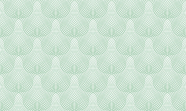 Vector certificate texture. Seamless geometric banknote pattern.