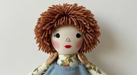 Fototapeta premium Handmade doll portrait