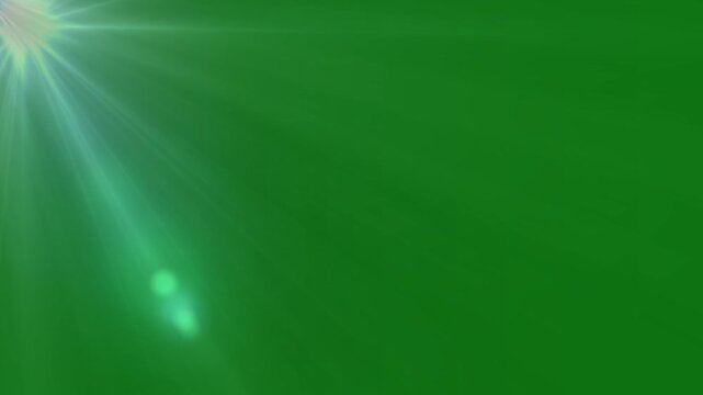 abstract sun light rays sun effect on green screen background