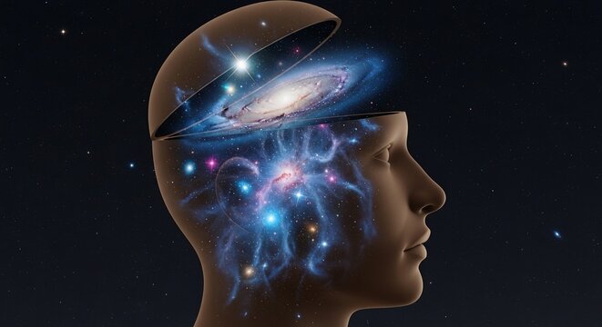 Head concept galaxy universe