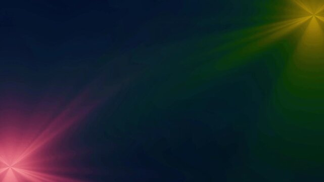 Abstract background featuring soft pink and yellow light leaks on dark blue.