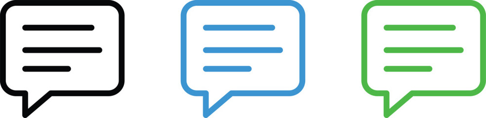 natural language processing icon line style chatbot text ai editable stroke vector set © KHOKON