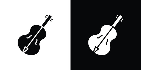 Cello icon design simple and modern concept templates © Lily