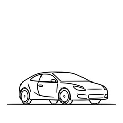 Fototapeta premium car vector format