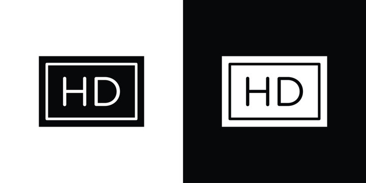 High definition icon design simple and modern concept templates
