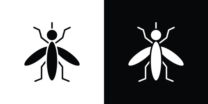 Mosquito icon design simple and modern concept templates