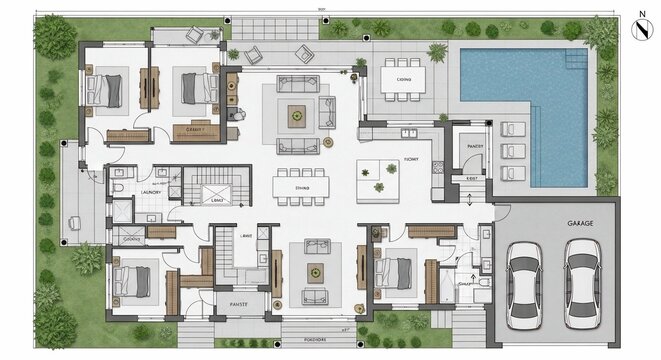 House plan blueprint architecture design