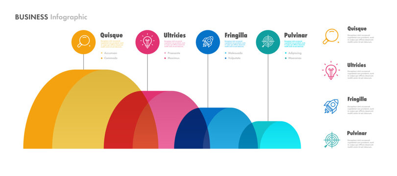Timeline ladder process infographic circle 4 option 3d isometric glassmorphism for start up project, presentation, business plan, strategy, theory basic operation, logic analysis vector