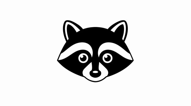raccoon face icon