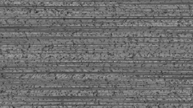 Grey textured background with horizontal scan line distortion and grainy digital noise interference